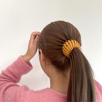 포니 헤어핀 만두 헤어악세사리 무광 올림머리핀 고급