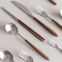 골든벨 Best 메이플 우드 실버 커트러리 수저세트 양식기세트 10종, 05.양식나이프