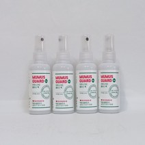 무무스가드 플러스 액 60ml 4개 모기기피제 로하스인증 천연 아카리딘15% 야외 캠핑 공연장 산책 낚시