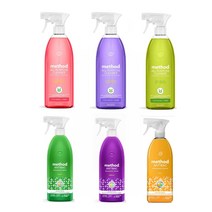 메소드 다목적 멀티 주방 욕실세제 안티 박테리얼 6종, 라임 씨솔트