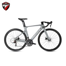 trek 트랙 자전거 트위터 R10 RS-22S T800 높은 계수 탄소 섬유 도로 Bike12 * 142mm 액슬 디스크 브레이크 완전히 숨겨진 내부 흔적 700C, 라이트 그레이_54CM-XL | 알루미늄 합금 휠