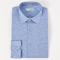 [듀퐁] (SE2SM11LS165SBU S) 일반핏 린넨체크 남방