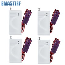 홈 보안 gsm 경보 시스템 홍수 센서에 대 한 새로운 4pcs 433mhz 무선 누수 감지기 침입 감지기, 한개옵션0