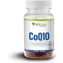 독일직구 HS Labs CoQ10 코엔자임 Q10 100mg 30캡슐 유비퀴놀 유비퀴온 실험실은 비건 무첨가, 수량, 상세참조