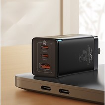 65W 질화 갈륨 충전기 GaN 초고속 충전 노트북 PC, E