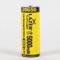 엑스레이저 충전지 26650 배터리 5000mAH, 1개