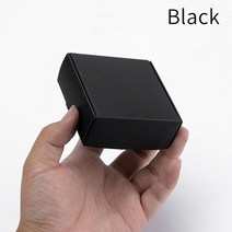 선물상자 리본 포장박스 블랙 판지 비누 맞춤형 크기 로고 인쇄 지원, 8.Black - 10pcs-10.5x10.5x4cm