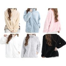 하늘색후리스 흰색후리스 보아털 커플 후리스 L XL