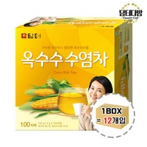 담터 옥수수수염차 100티백 1BOX (12개입), 상세페이지 참조, 상세페이지 참조, 1개