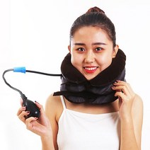 3단목자세교정보호대_넥케어 에어목견인기 넥가드 목보호대, 1개