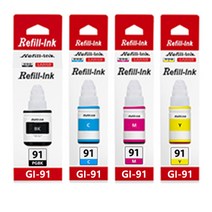 캐논 GI-91 호환 리필잉크 G1920 G1922 G2920 G2923 G2960 G2962 G3920 G3923 G3960 G3962 G3963 GI 90 호환, GI-91C 파랑 리필잉크, 1개