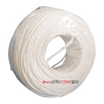 밧줄 배표 PP로프 4mmx150mx1.2kg :daydm