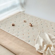 마롤로뜨 100수 자수 아기 방수요 유아 방수패드 신생아 침대, 크앙디노_방수패드, 1개