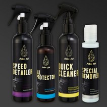 자동차 컴파운드 차 긁혔을 때 흠집 제거제 범퍼 기스 제거 긁힘 긁힌 자국 차 유리 유막 스티커자국 유막제거제, 4종세트