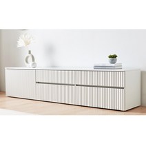 Sunshine 낮은거실장 거실서랍장 거실티비다이 티비거실장 1800, 우측_화이트