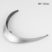 AGV-K1 오리지널 테일 리피팅 헬멧 에어 스포일러 모터사이클 액세서리 유니버설 S 사이즈에 적합하지 않, 11 silver