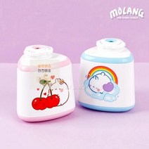 몰랑 전동 연필깎이 캐릭터 자동 연필깍이 연필깍기 신학기 어린이 학생 선물 랜덤
