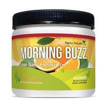 헬스 보충제 Morning Buzz Energy Drink Powder|Sports Nutrition endurance and energy product|Supports Clari, Orange Burst