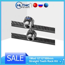 랙기어 2pcs 1mod 12x12x500mm 고정밀 직선 치아 스틸 cnc 선반 용, 협력사, 25개의 이빨, 10mm