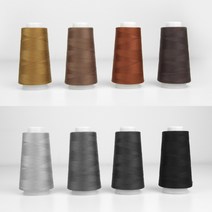 JSTrading 유니크 프리미엄 OWL 코아사 2300m 무형광 45수2합 미싱실 재봉실 1p, 41 차콜