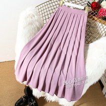 스커트 라인 주황 하늘 색 치마 분홍 롱 플리츠 검은 파란 민트