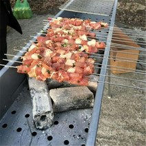 양꼬치기계 꼬치구이 바베큐꼬치 구운 제품 스테인레스 스틸 라운드 사인 대량 양고기 큰 사이즈 10 피스