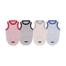 [T.132스트라이프골지민소매] 132 Stripe Golgi Sleeveless/4color, 블루,M