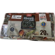 더바삭한 양반 식탁김 20봉, 옵션1 - 기본포장 (박스or비닐포장) (+0원)
