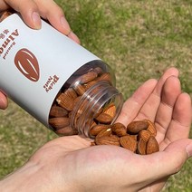 피키너츠 맛있는 볶음 구운 캘리포니아 햇 통 무염 아몬드 답례품 로스팅 벌크, 아몬드 지퍼형 600g