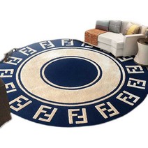 원형 카페트 F레터링 러그 대형 거실 호텔 로비 매장