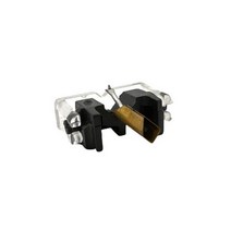 Shure M44G M44-7 M55E N44-7 용 LP 비닐 턴테이블 다이아몬드 교체 스타일러스 듀얼 가드 카트리지 축음기 액세서리, Black