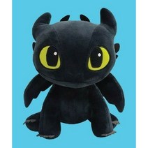 다온 드래곤길들이기 투슬리스 라이트퓨리 인형, 07.투슬리스 시팅 인형 블랙 45cm 대형