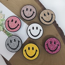 스마일 그립톡 핸드폰 휴대폰 스마트톡 핑거톡 SMTK, 체리핑크, 1개