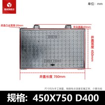 맨홀 뚜껑 하수구 덮개 배수구 수로관 배수로 차도용 칼라 동판 보도블럭 정화조, 450X750 D400