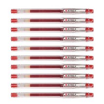 파이롯트 하이테크C 중성펜 0.4mm, 레드(R), 10개입