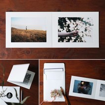 4x6 종이액자 포토프레임 스텐딩 양면 접이식 5x7, 양면4X6_브라운
