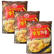 오뚜기 바삭하고고소한 부침가루 1kg x 3개