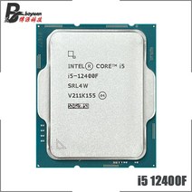 인텔 코어 i5-12400F i5 12400F 2.5 GHz 6 12 스레드 프로세서 L3 18M 65W 지원 DDR4 DDR5 데스크탑 CPU 소켓 LGA 1700