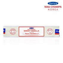 [나그참파코리아] 나그참파 인센스스틱 뉴트로 스위트 바닐라 인센스스틱 15g, 단일속성