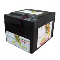대성 EPP배달통 C 95L 국산 전기오토바이 전기자전거전용 중량3kg, 검정