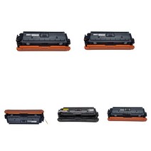 SMU사 재생토너 HP Color Laserjet Enterprise M553DN 5색(검정 2개 컬러 3개) 1세트 CF360X/CF361X/CF362X/CF363X, 1개, 4색