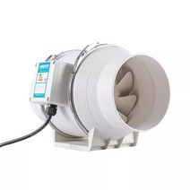 공업용 창문형 환풍기 정화조 옥상 배기휀 화장실 벽부형 덕트 4inch 220v 사일런트 인라인 팬 수경 배기 공기 추출기 송풍기 가정용 욕실 벤트 성장 강력한 환기, 미국 어댑터