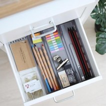 파티션분리 사무실 책상정리 서랍함 공부방 초등학생 독서실 수납함 깔끔한 오피스, 화이트