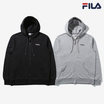 휠라 공용 에센셜 플리스 면 후드 집업 FS2FTD3101X