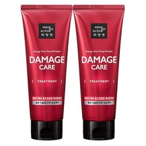 리뉴얼 미쟝센 데미지케어 트리트먼트 180ml(로즈프로틴), 2개, 180ml