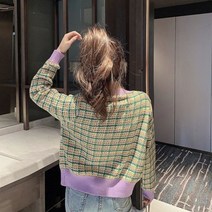 오버핏 봄 여름 가을 겨울 가디건 니트 박시한 여성용 캐주얼판 스웨터 코트 올 매치 숏 루즈 컬러 탑 트렌디 롱 자수 펀칭 볼레로