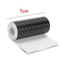 10/5M 3D 탄소 섬유 자동차 스티커 DIY 붙여 넣기 보호기 스트립 자동 도어 씰 사이드 미러 안티 스크래치 테이프 방수 보호 필름, Width 7cm_Length 5m, [03] Length 5m