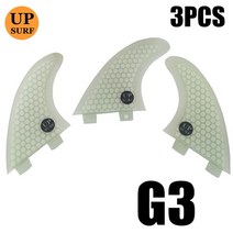 Upsurf 로고 더블 탭 핀 S/M/L/UK2.1 서핑 보드 벌집 유리 섬유 수상 스포츠 퀼하스, 18 G3 3pcs
