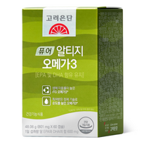 고려은단 퓨어 알티지 rTG 오메가3 60캡슐, 21개