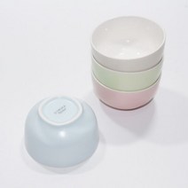 예쁜그릇 한국도자기 칼라웨어 밥 공기 1p 4color 11cm 밥그..., 선택:아이보리